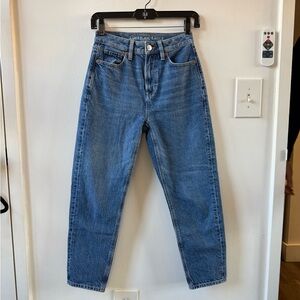 American Eagle Straight Leg Mom Jeans